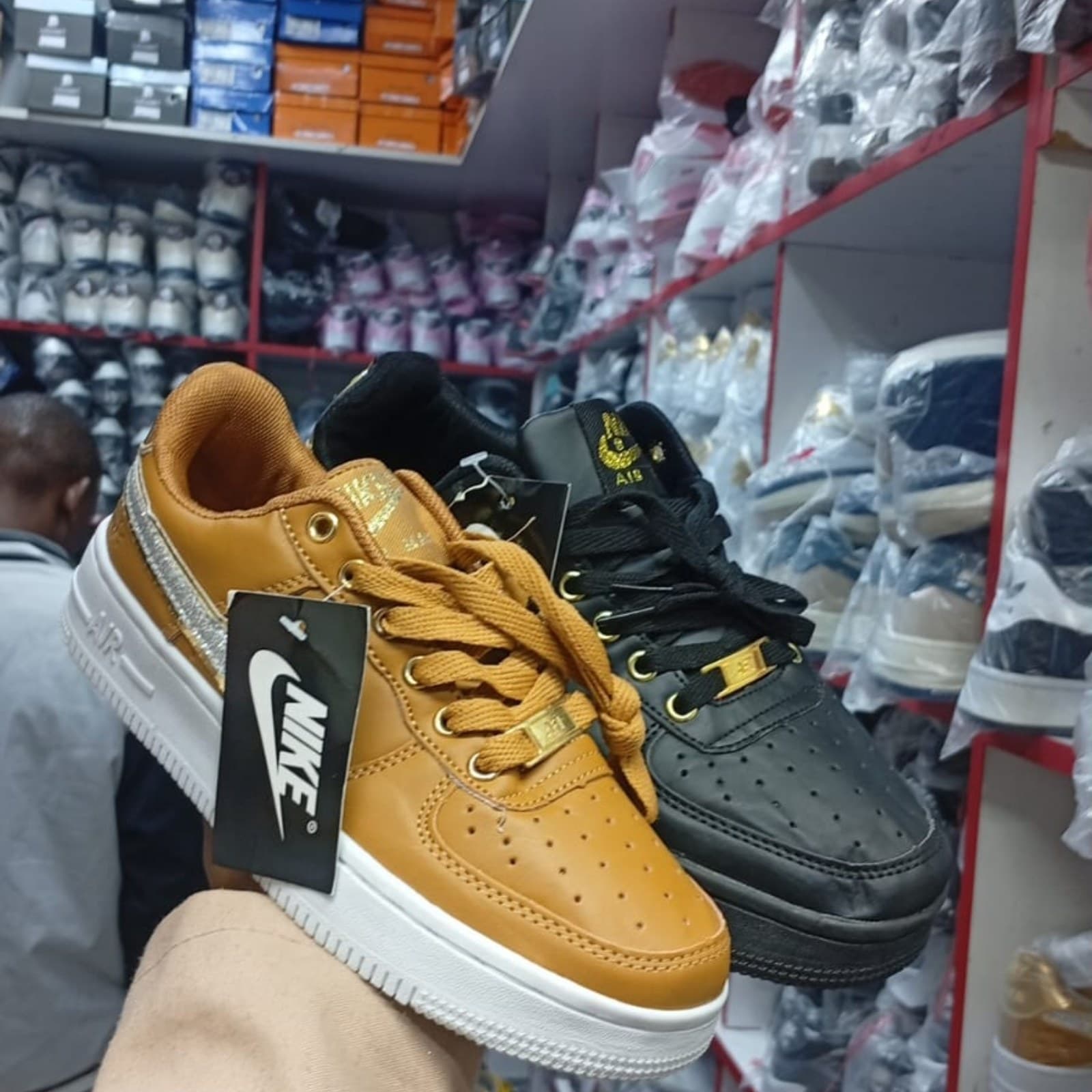 Nike Air Force 1 Low-Top Unisex Platform Sneakers image 1